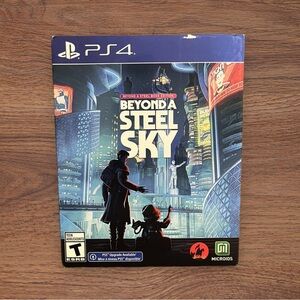 Beyond a Steel Sky Beyond a Steelbook Edition Playstation 4 PS4 Complete‎